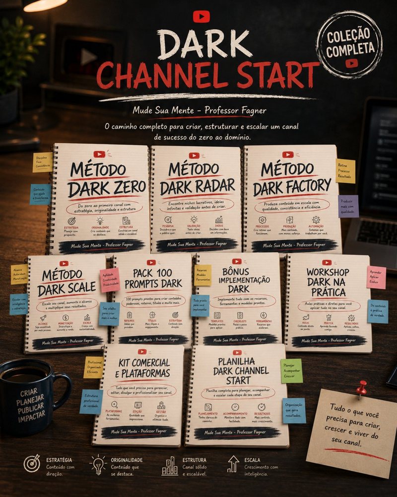 Coleção Dark Channel Start