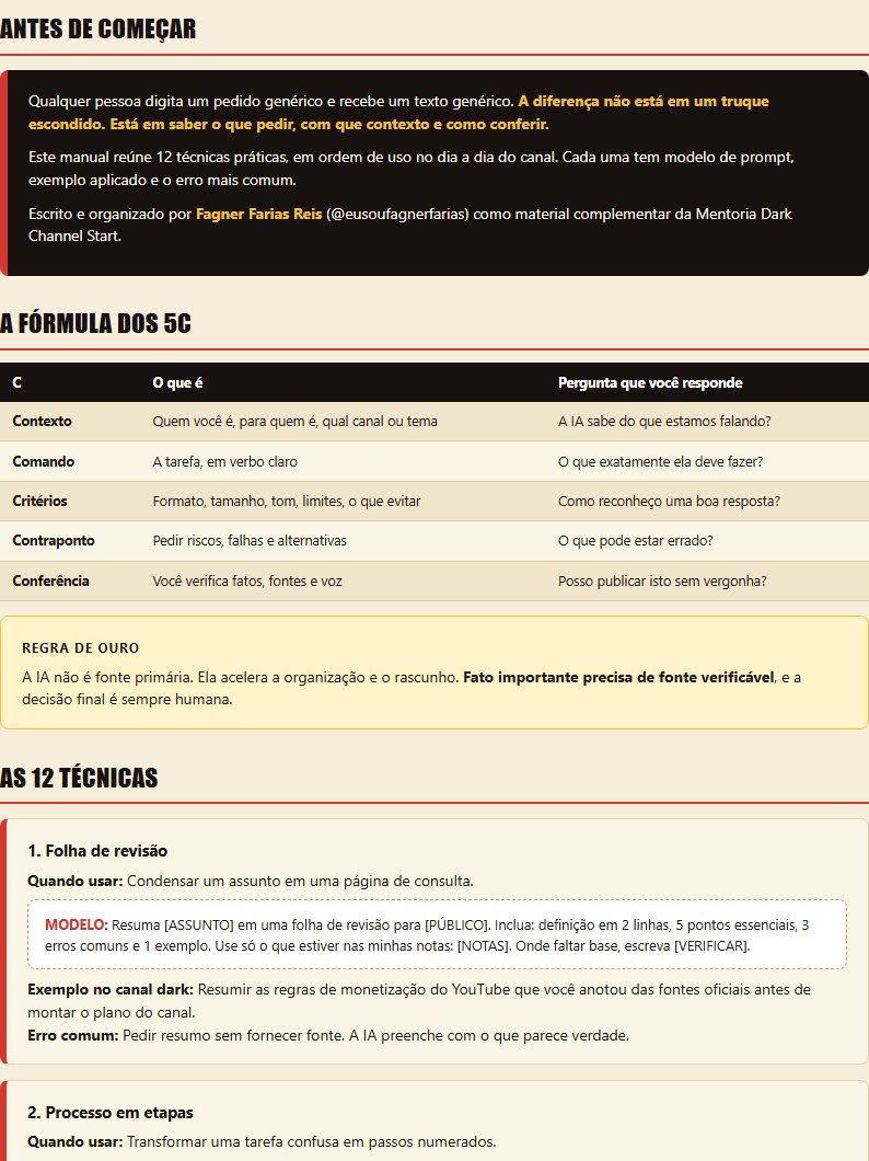 Manual Prompts que Funcionam